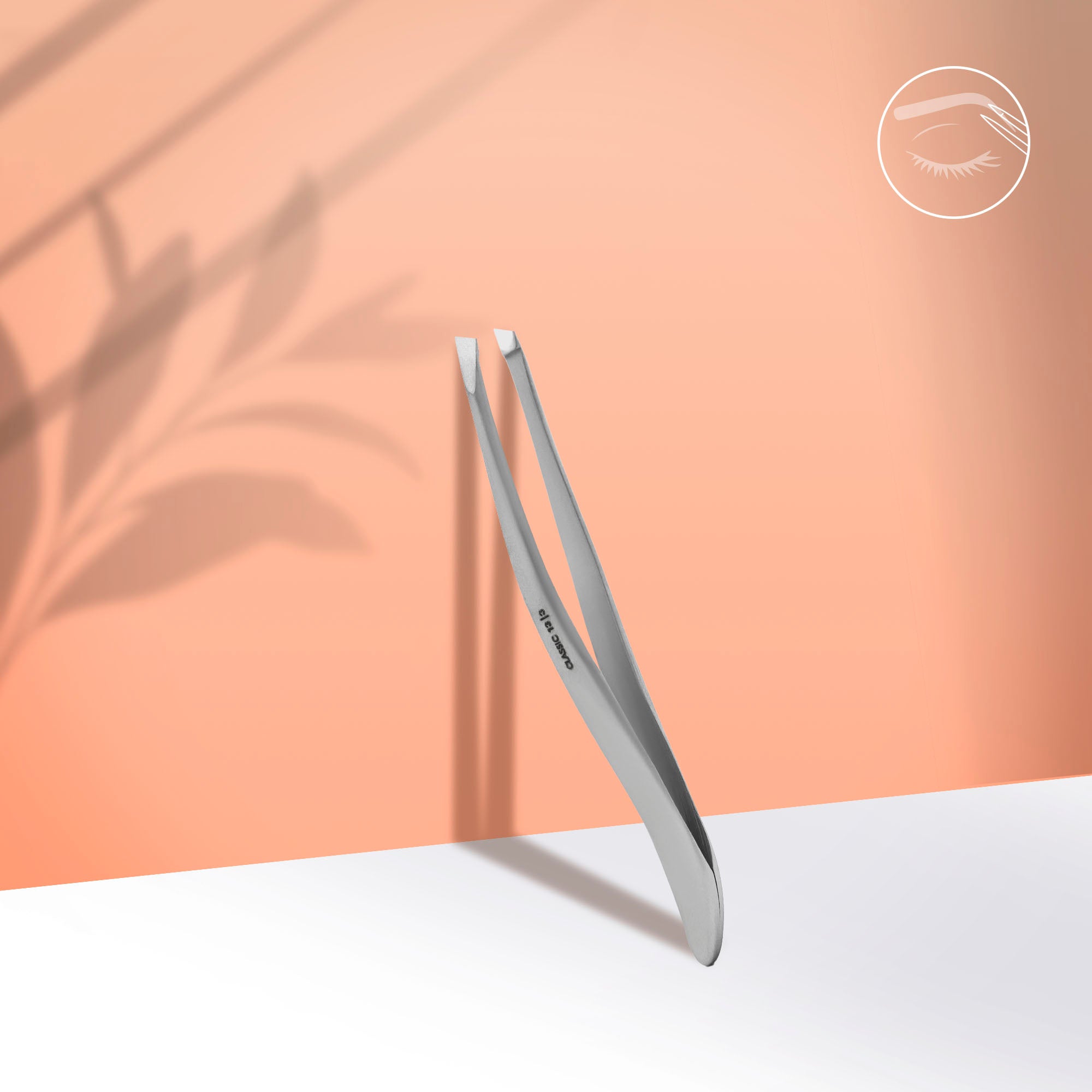 Eyebrow tweezers CLASSIC 13 TYPE 3 (wide slant) image 0